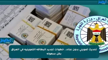 تحديث تمويني بدون عناء.. خطوات تجديد البطاقة التموينية في العراق بكل سهولة